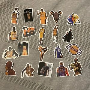 Kobe Bryant black mamba plus farther and daughter stickers